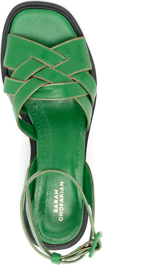 Giverny 45mm leather sandals - Image 4