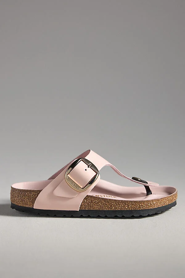 Gizeh Big Buckle High Shine Sandals - Image 3