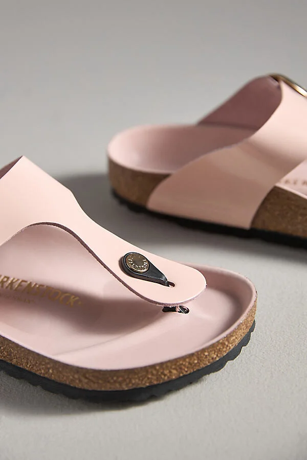 Gizeh Big Buckle High Shine Sandals - Image 4