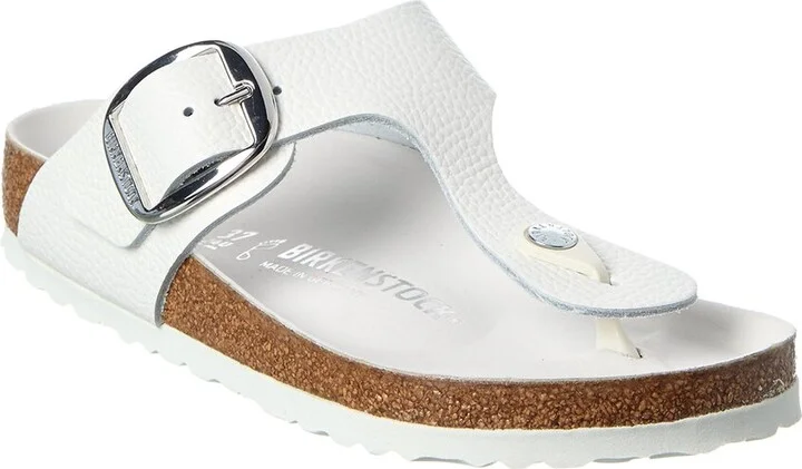 Gizeh Big Buckle Leather Sandal