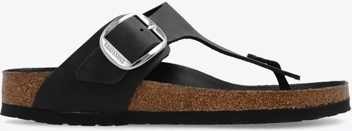 Gizeh Big Buckle Leather Sandals