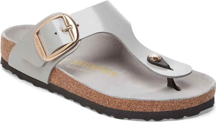 Gizeh Big-Buckle Sandals