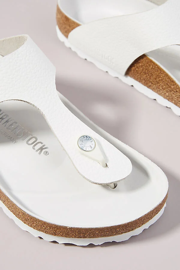 Gizeh Big Buckle Smooth Leather Sandals - Image 3