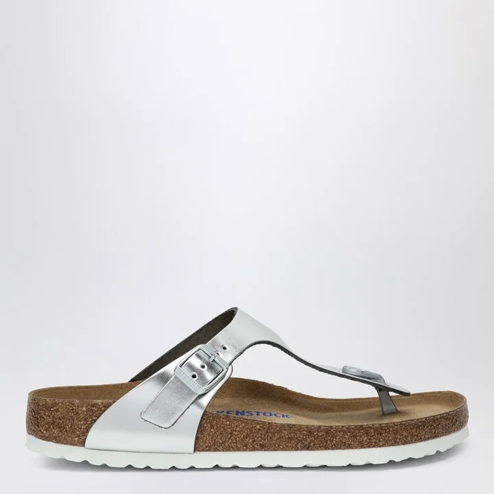 Gizeh Birko-Flor flip-flops silver