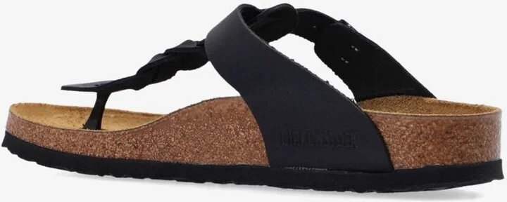 Gizeh Braided Leather Thong Sandals - Image 2