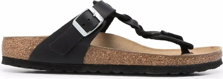Gizeh braided-strap sandals