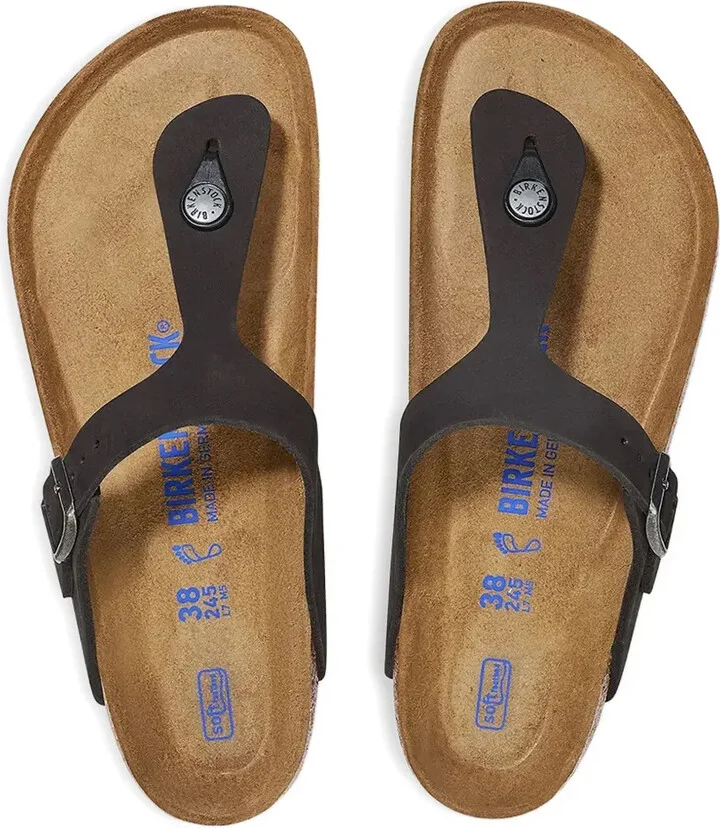 Gizeh buckle leather sandals - Image 3