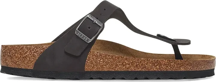 Gizeh buckle leather sandals