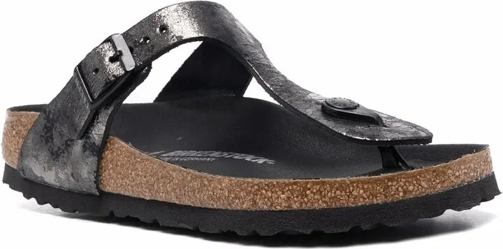 Gizeh cracked-effect flip flops - Image 2