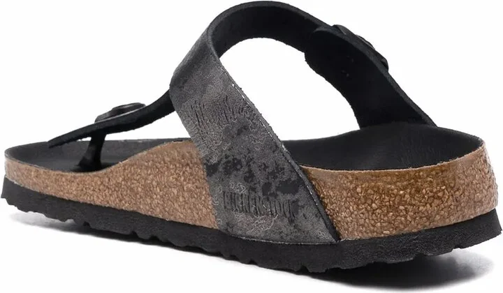 Gizeh cracked-effect flip flops - Image 3