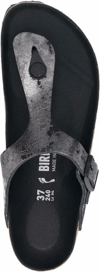 Gizeh cracked-effect flip flops - Image 4