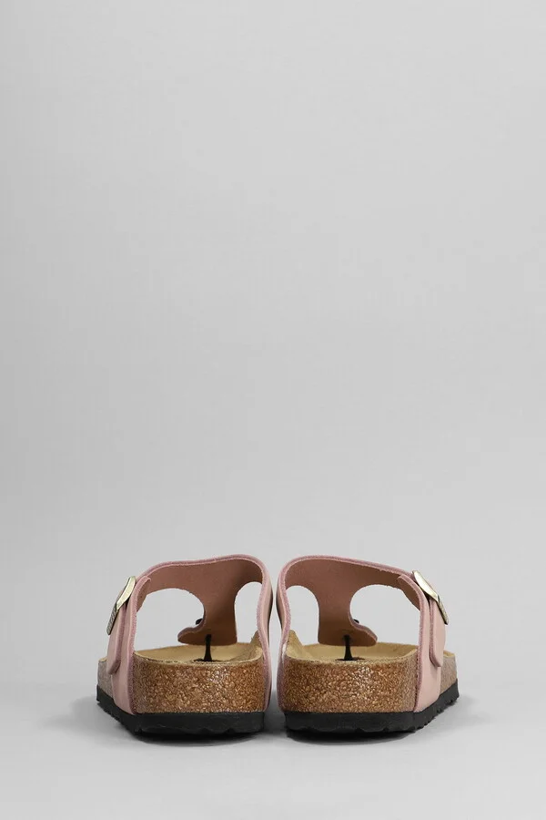 Gizeh Flats In Rose-pink Nubuck - Image 4