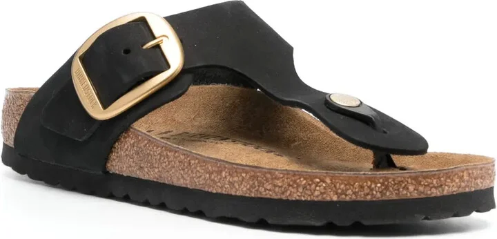 Gizeh leather flat sandals - Image 2