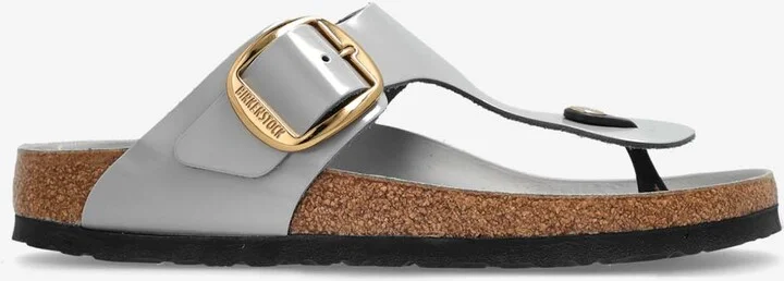 Gizeh Leather Thong Sandals