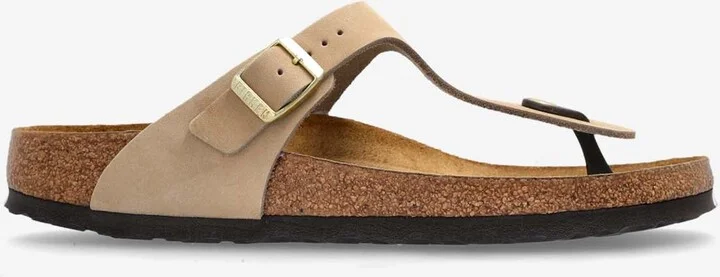 Gizeh Leather Thong Sandals