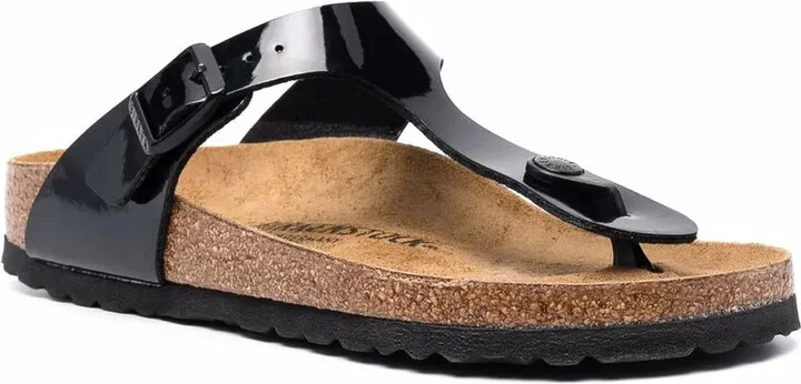 Gizeh patent-leather sandals - Image 2