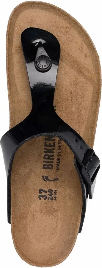 Gizeh patent-leather sandals - Image 4