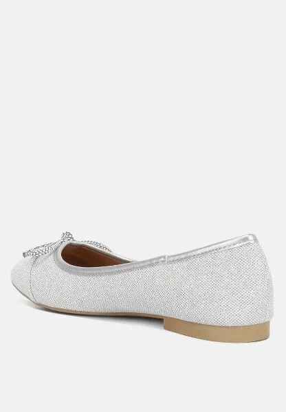 Gizeh Rhinestone Embellished Ballerinas Women - Image 3