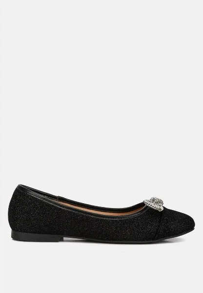 Gizeh Rhinestone Embellished Ballerinas Women