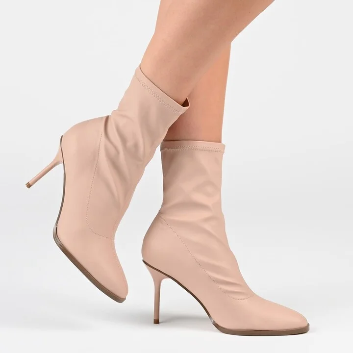 Gizzel Stiletto Sock Bootie - Image 7