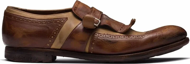 Glace monk strap shoes