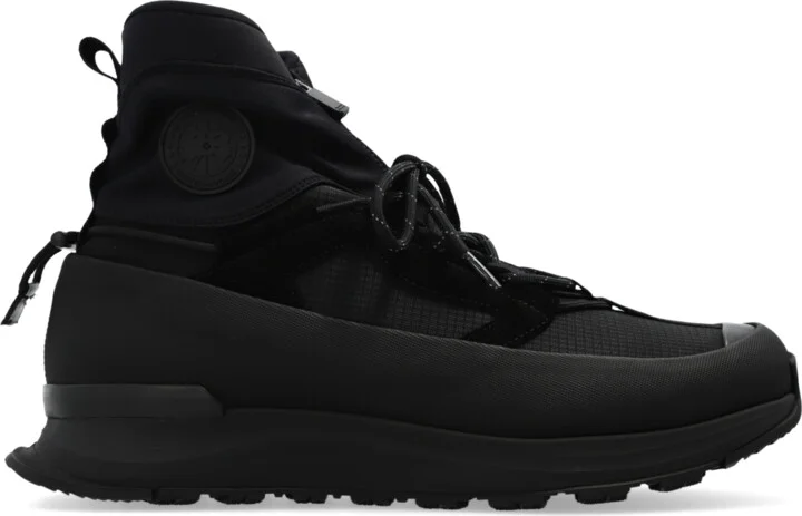 ‘Glacier Trail’ High-top Sneakers, , - Black