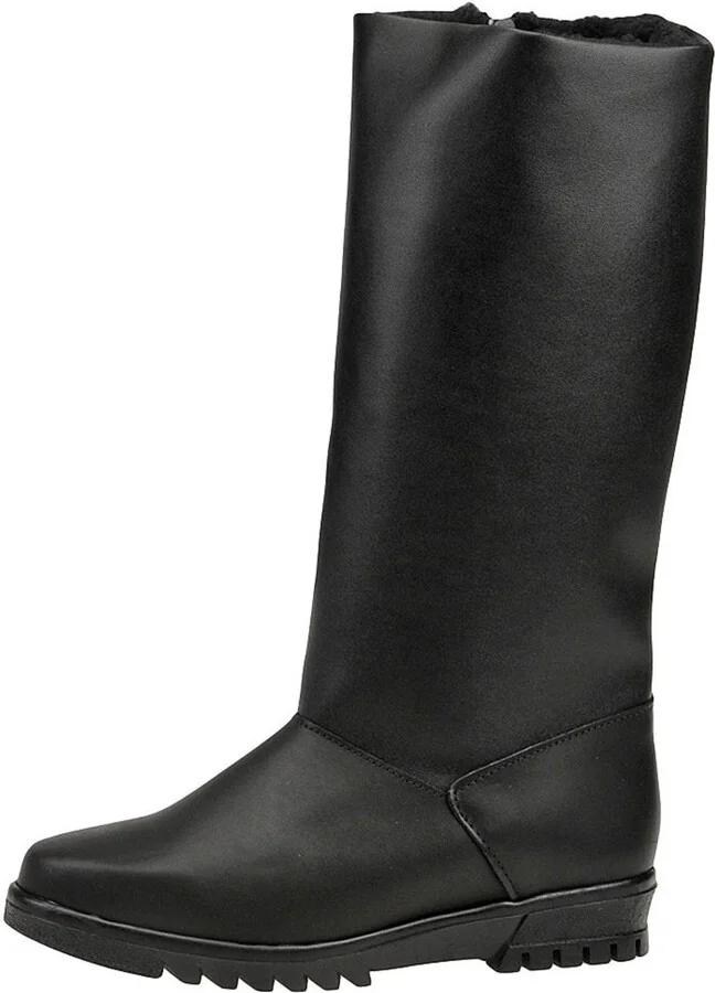 Glacier Womens Leather Tall Winter Boots
