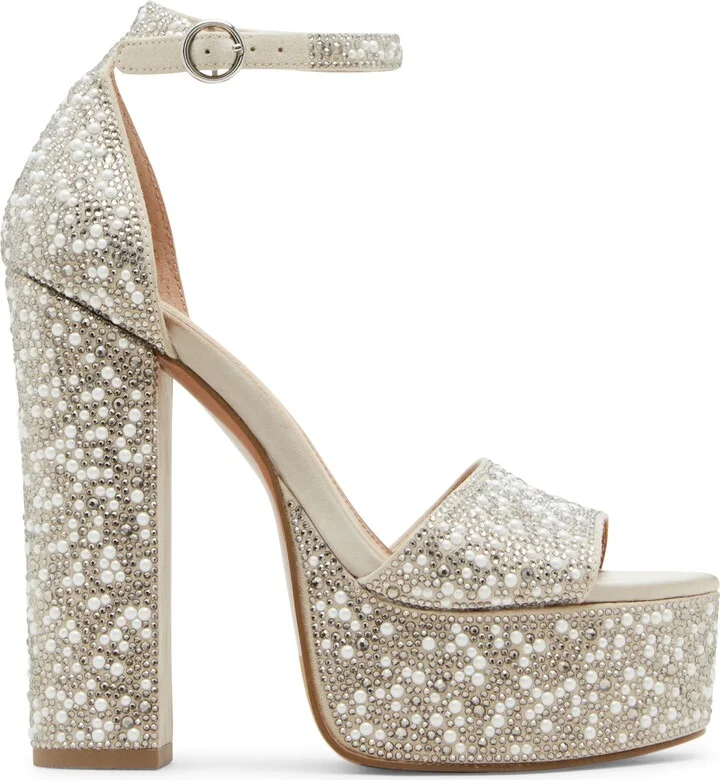 Glam Ankle Strap Platform Sandal - Image 3