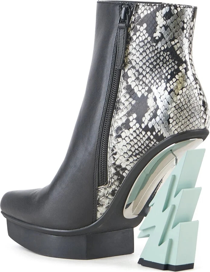 Glam Square Boot - Black Ii - Image 4
