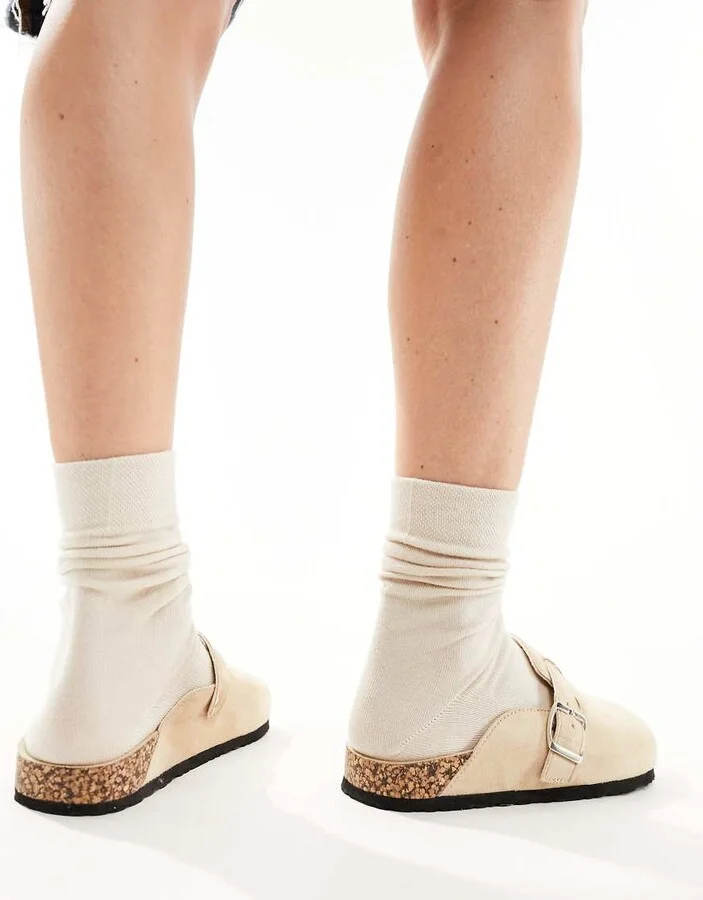 Glamorous mules in beige - Image 2
