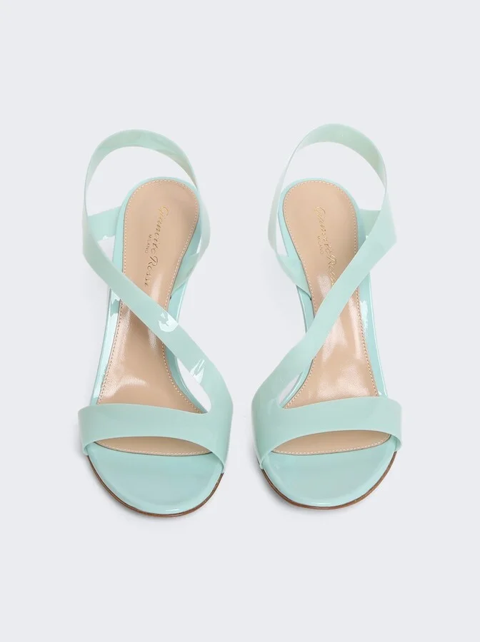 Glass Heeled Sandal