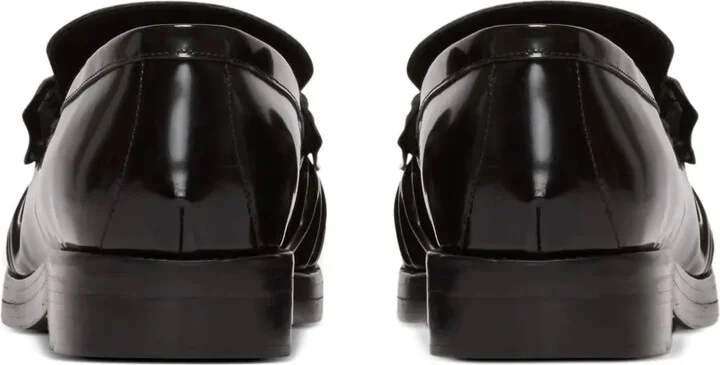 Glazed Leather Loafers - Image 3