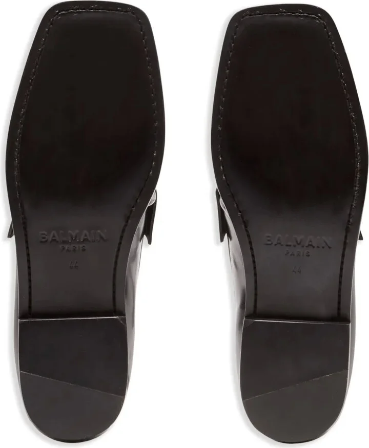 Glazed Leather Loafers - Image 5