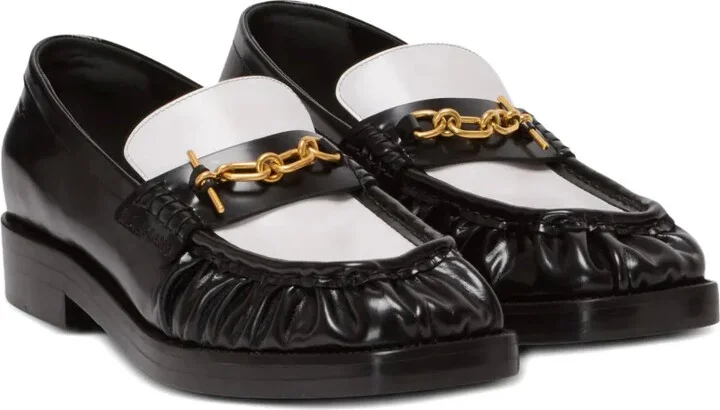 Glazed Leather Loafers - Image 2
