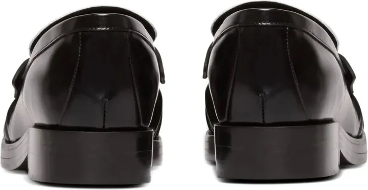 Glazed Leather Loafers - Image 3