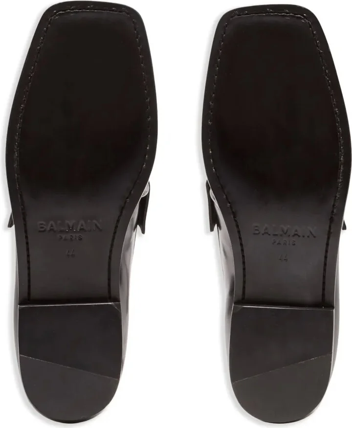Glazed Leather Loafers - Image 5