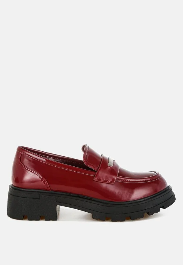 Gleam Stride Chunky Loafers - Image 4