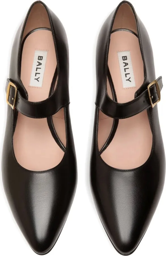 Glendy pointed-toe buckle pumps - Image 3