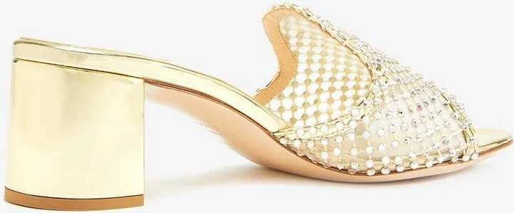 Glida 60 Fishnet Mule Sandals - Image 2