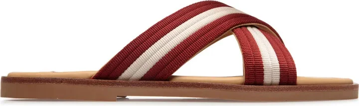 Glide crossover-strap sandals