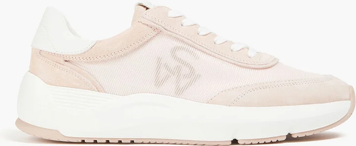 Glide mesh and suede sneakers