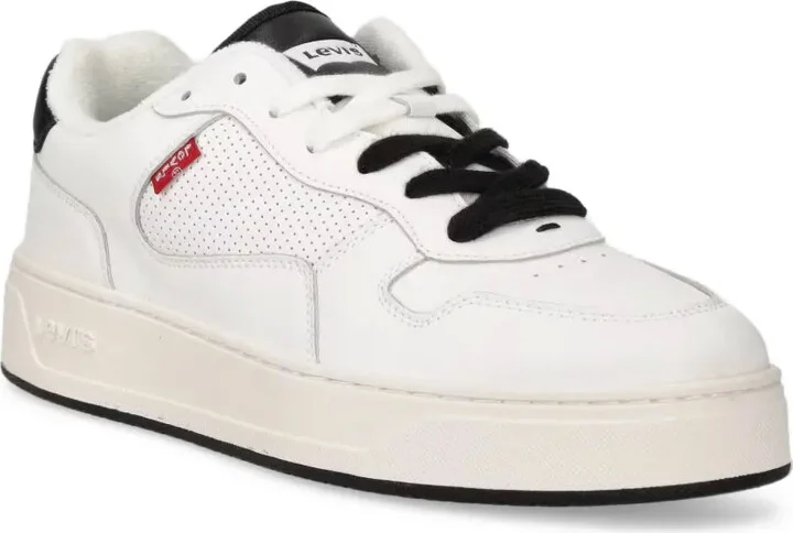 Glide perforated leather low-top sneakers - Image 2