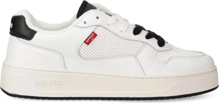 Glide perforated leather low-top sneakers