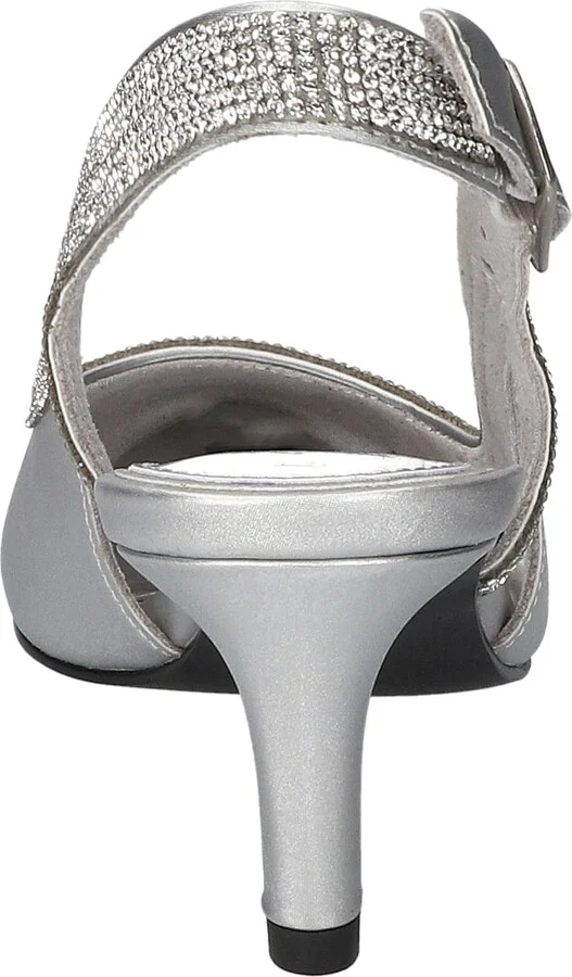 Glisten Kitten Heel Slingback Pump - Image 6
