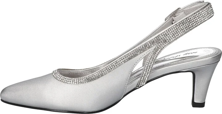 Glisten Kitten Heel Slingback Pump - Image 7