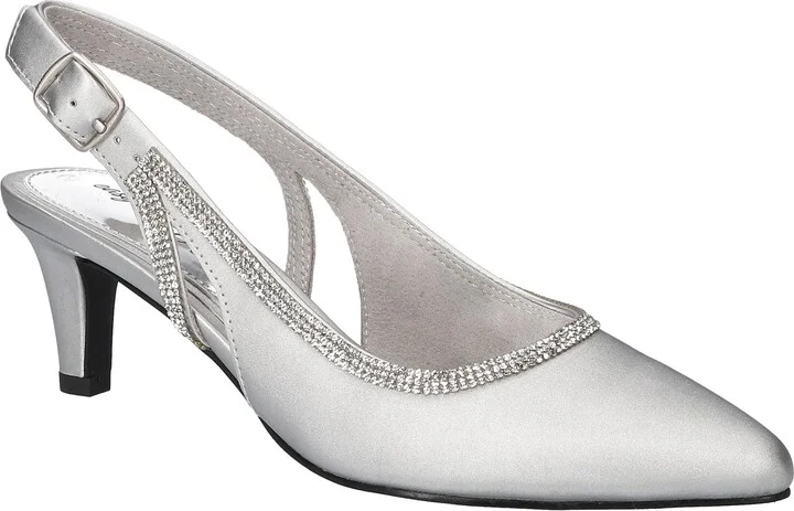 Glisten Kitten Heel Slingback Pump