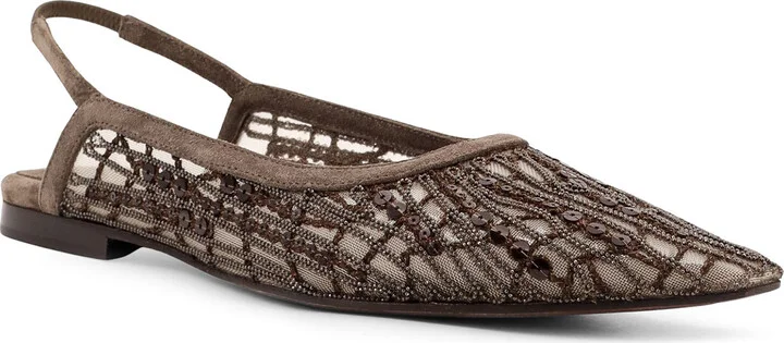 Glistening Abstract Embroidery Ballerinas - Image 2