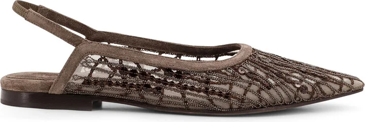 Glistening Abstract Embroidery Ballerinas