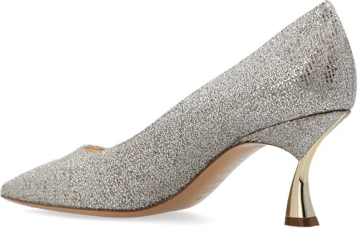 Glistening Pointed-toe Pumps - Image 3