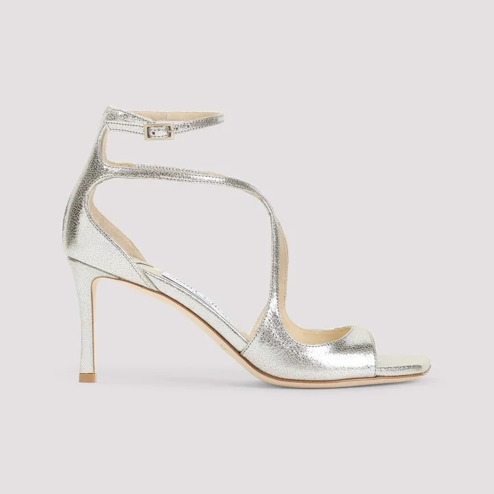 Glitter Azia 75 Leather Sandals - Image 3